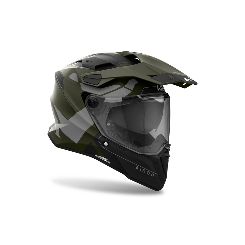 Каска Airoh Commander 2 Reveal Enduro, матово зелена