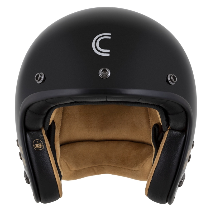 Отворена каска Cassida Eso Forty Nine black pearl-gold-grey