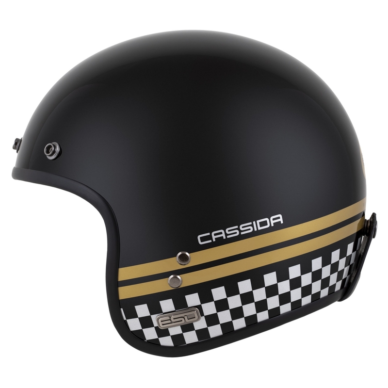 Отворена каска Cassida Eso Forty Nine black pearl-gold-grey