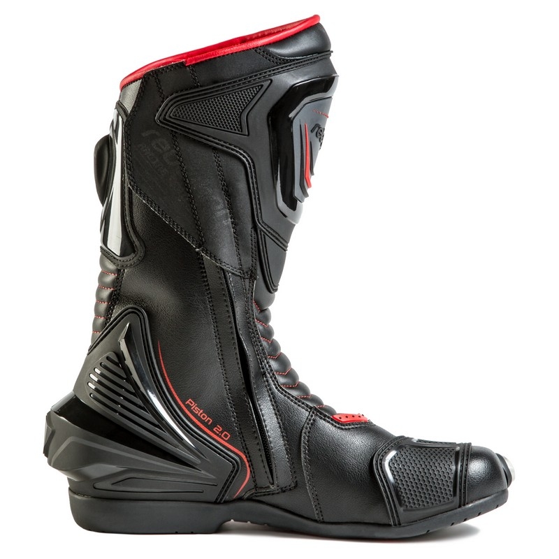 Boty na motorku Rebelhorn Piston II CE černo-fluo červené výprodej