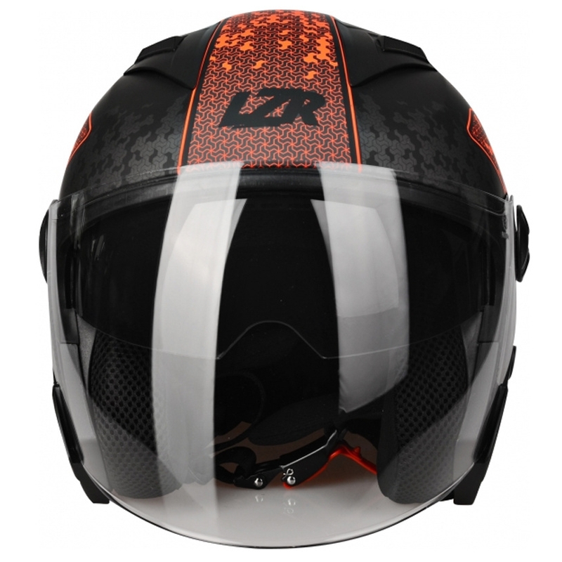 Přilba otevřená Lazer JH-1 Road Tech černo-fluo červená výprodej