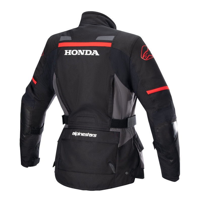 Дамско мотоциклетно яке Alpinestars Stella Andes Drystar Honda, черно-сиво