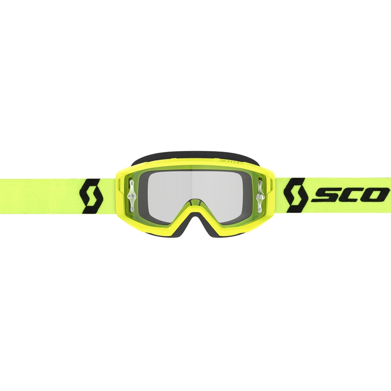 Очила за мотокрос SCOTT PRIMAL CLEAR черно - флуорово жълто