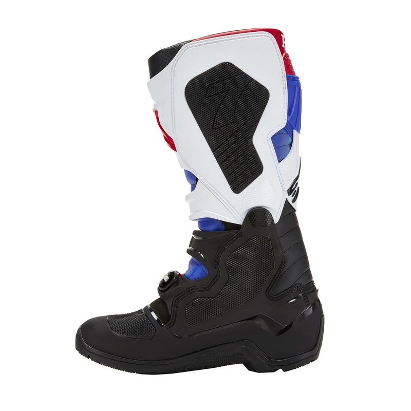 Мотоциклетни ботуши Alpinestars Tech 7 Enduro Drystar Honda, черно-синьо-бяло-червено