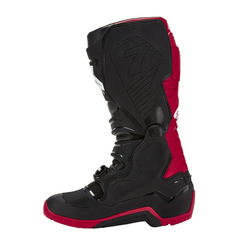Мотоциклетни ботуши Alpinestars Tech 7 Enduro Drystar Honda, черно-червени