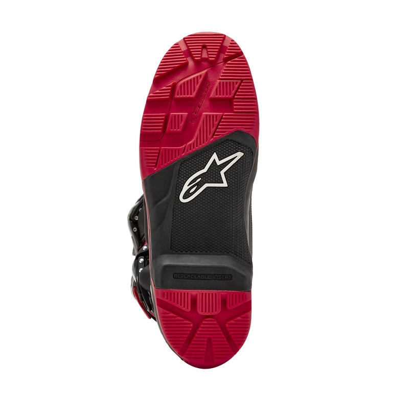 Мотоциклетни ботуши Alpinestars Tech 7 Enduro Drystar Honda, черно-червени