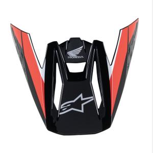 Визьор за каска Alpinestars S-M5 Honda 2024 collection черен-червен-сив