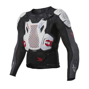 Колекция протектори за тяло Alpinestars Bionic Plus 2 Honda бяло-синьо-червено-черно