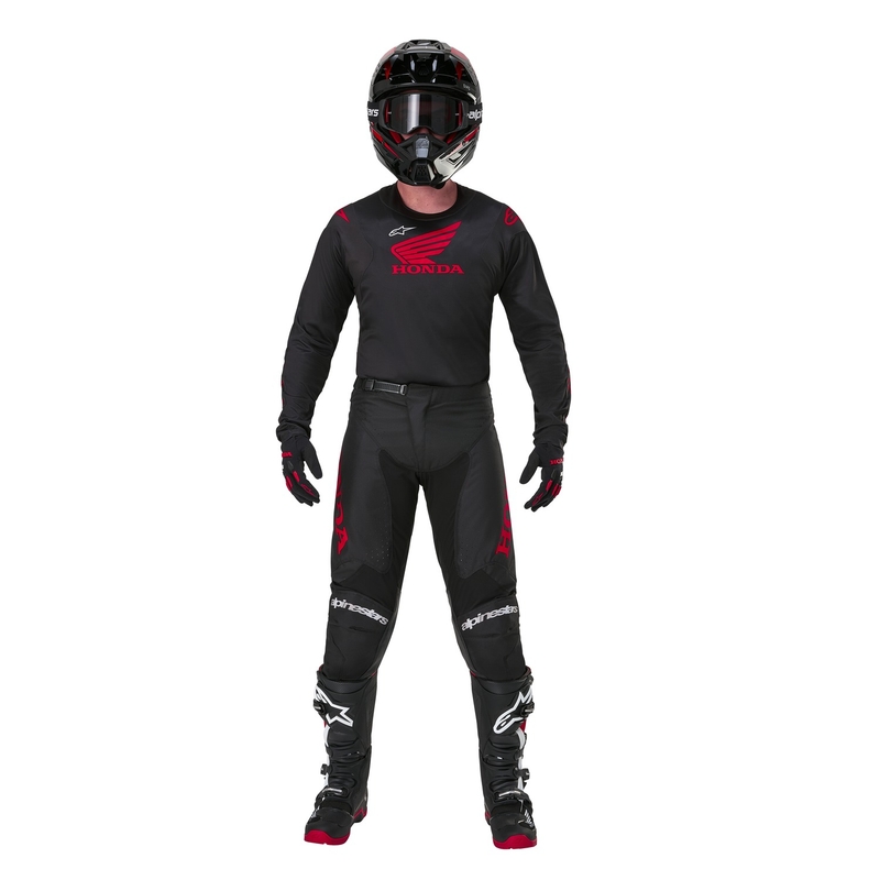 Alpinestars Racer Iconic Honda Collection Motocross Jersey Black-Red