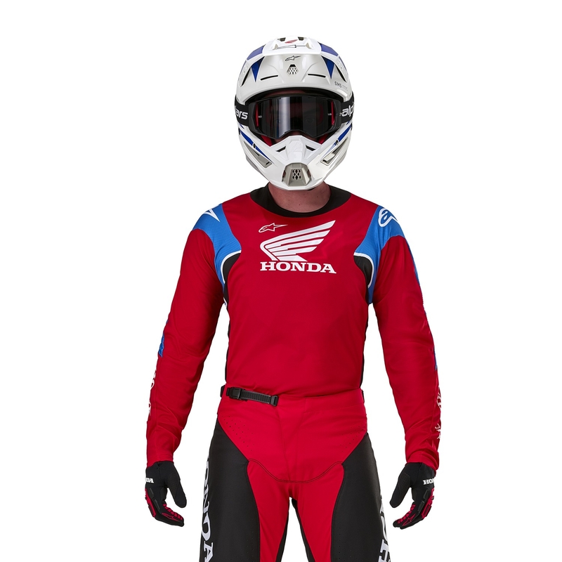 Alpinestars Racer Iconic Honda Collection Motocross Jersey Red-Black-Blue-White