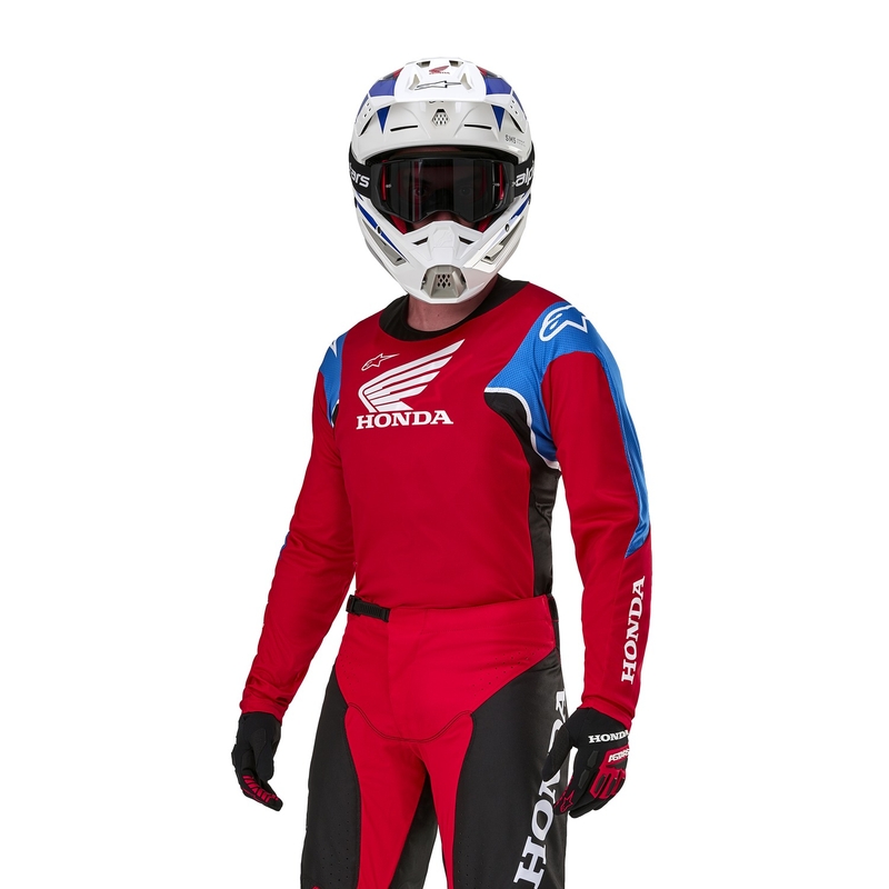 Alpinestars Racer Iconic Honda Collection Motocross Jersey Red-Black-Blue-White