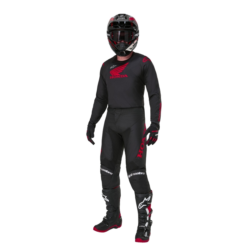 Alpinestars Racer Iconic Honda Collection Motocross Pants Black-Red