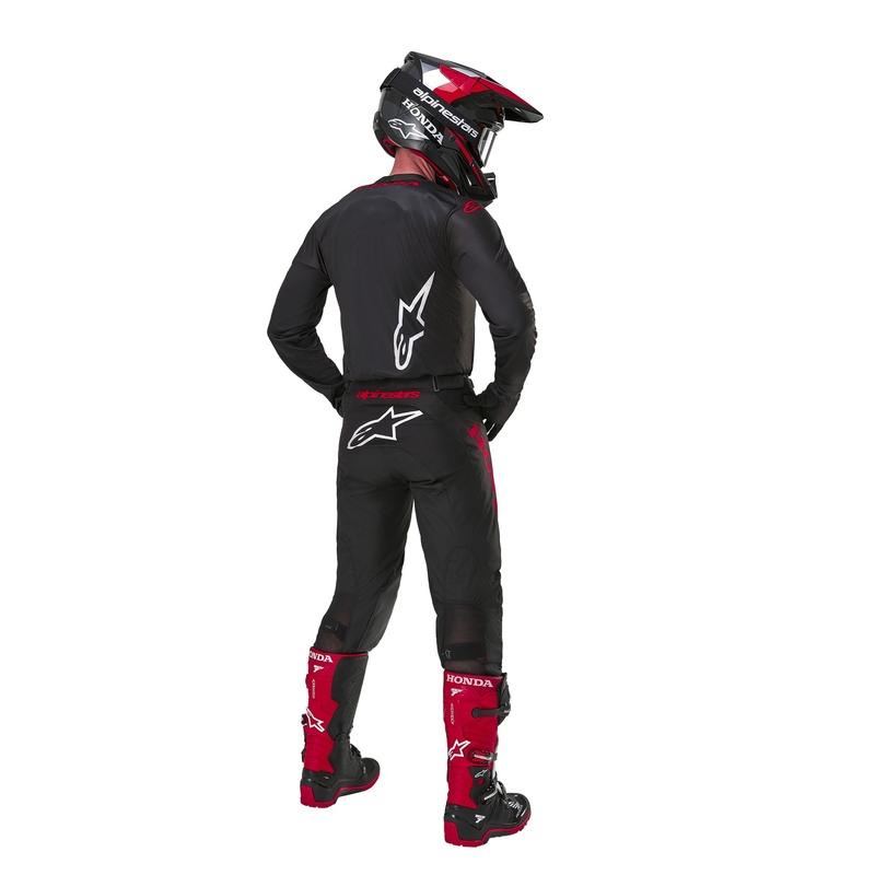 Alpinestars Racer Iconic Honda Collection Motocross Pants Black-Red