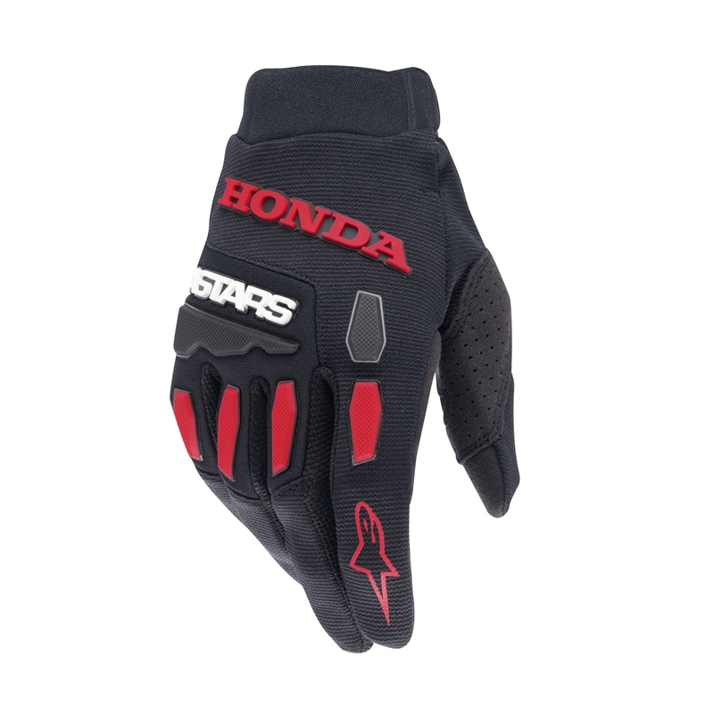 Alpinestars Full Bore Honda Collection Мотокрос Ръкавици Черно-Червени
