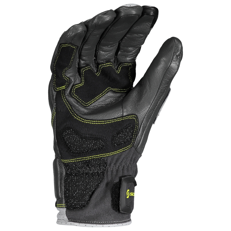 Кожени мотоциклетни ръкавици SCOTT SPORT ADV сиво-зелени