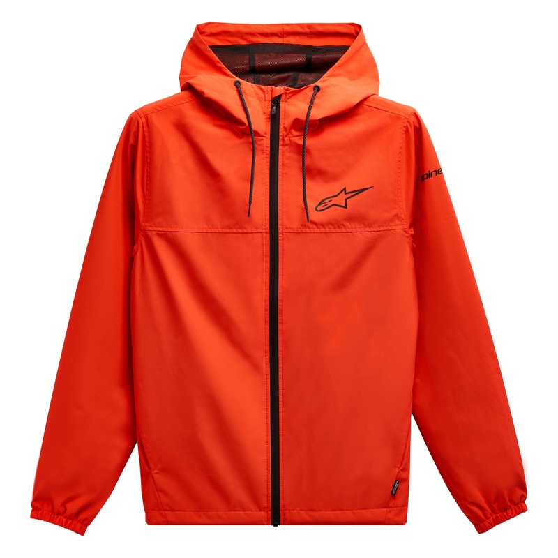 Bunda Alpinestars Treq Windbreaker červeno fluo-černá