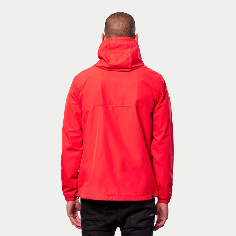 Bunda Alpinestars Treq Windbreaker červeno fluo-černá