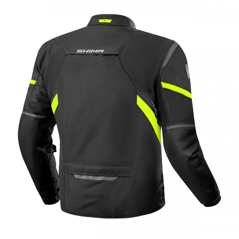 Мотоциклетно яке Shima Rush 2.0 black-fluo yellow