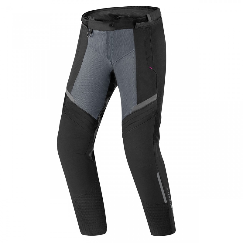 Дамски панталони за мотоциклетизъм Shima Rush Vented 2.0 Black and Grey