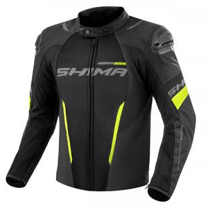 Мотоциклетно яке Shima Solid 2.0 Vent black-fluo yellow