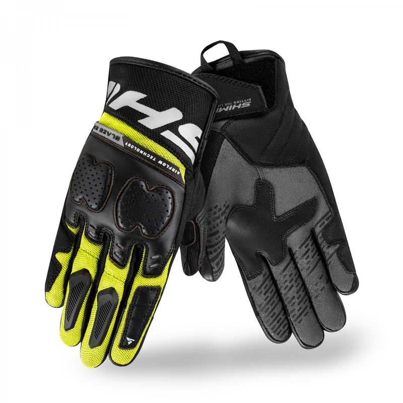 Мотоциклетни ръкавици Shima Blaze 2.0 black-fluo yellow