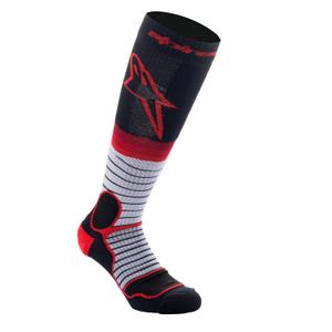Чорапи Alpinestars MX PRO черно-червено-сиво