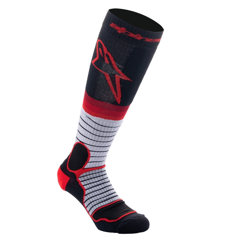 Чорапи Alpinestars MX PRO черно-червено-сиво
