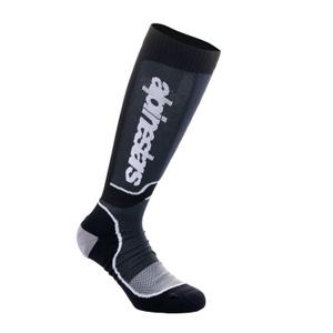 Детски чорапи Alpinestars MX Plus черно-бели
