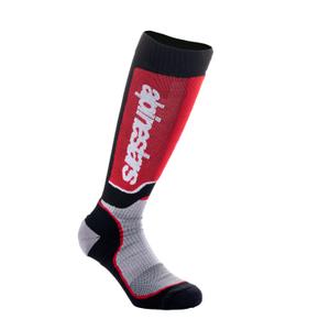 Детски чорапи Alpinestars MX Plus черно-червено-сиво