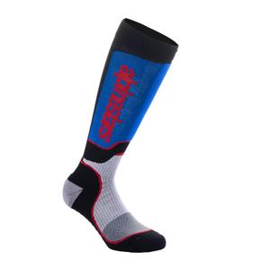 Детски чорапи Alpinestars MX Plus черно-червено-синьо-сиво
