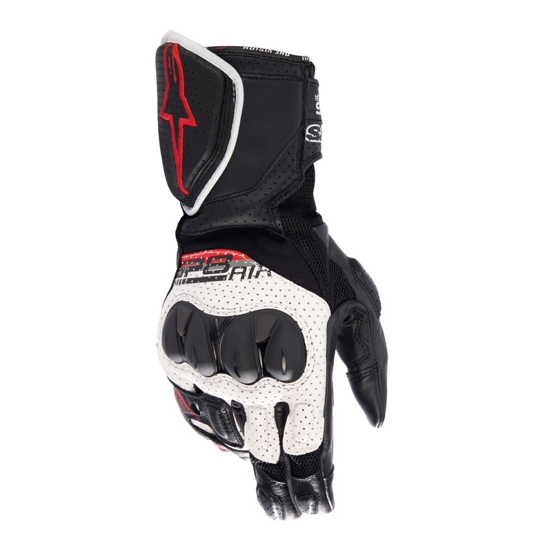 Мотоциклетни ръкавици Alpinestars SP-8 Air, бяло-черно-червени