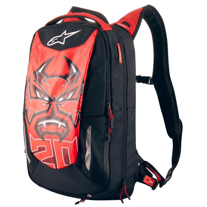 Раница Alpinestars City Hunter FQ20 2024 черно-червено-бяла