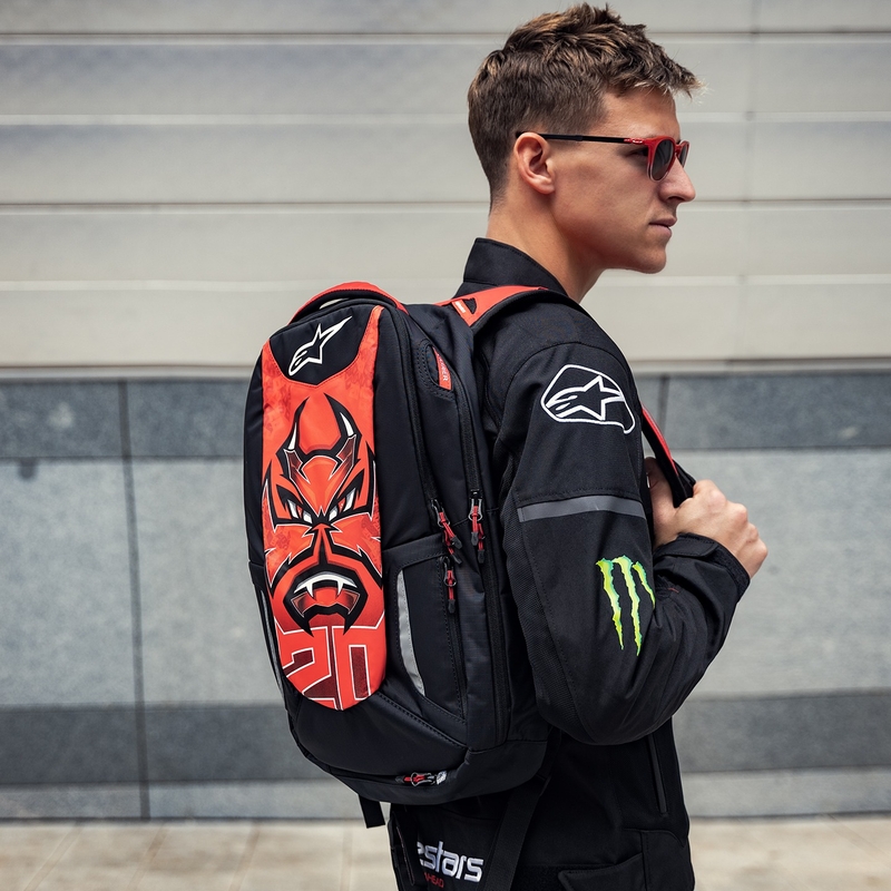 Раница Alpinestars City Hunter FQ20 2024 черно-червено-бяла