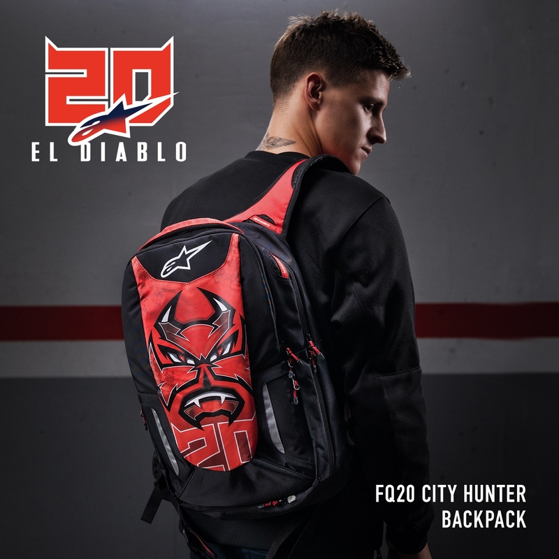 Раница Alpinestars City Hunter FQ20 2024 черно-червено-бяла