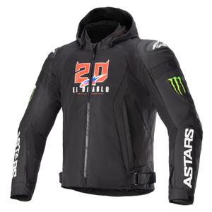 Alpinestars Zaca Air Monster FQ20 Черно-червено-синьо-бяло-зелено яке за мотоциклет