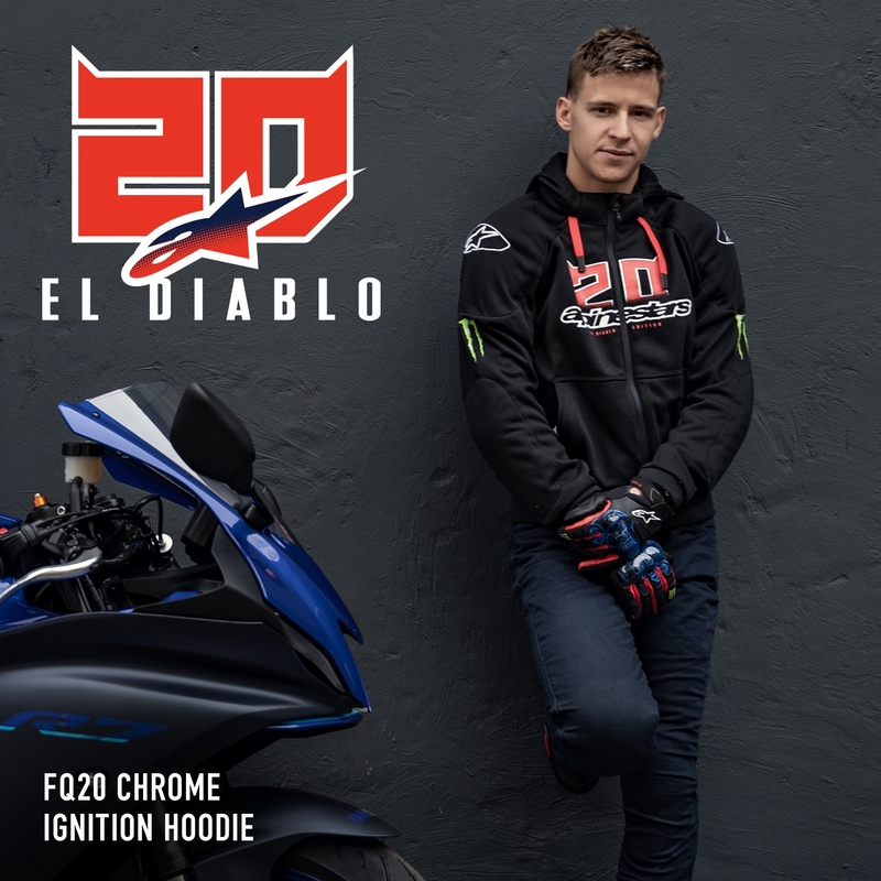 Alpinestars Chrome Ignition Monster FQ20 Черно-червено-бяло-зелено яке за мотоциклет