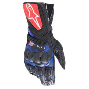 Alpinestars SP-8 3 Monster FQ20 Черно-червено-синьо-бели мотоциклетни ръкавици