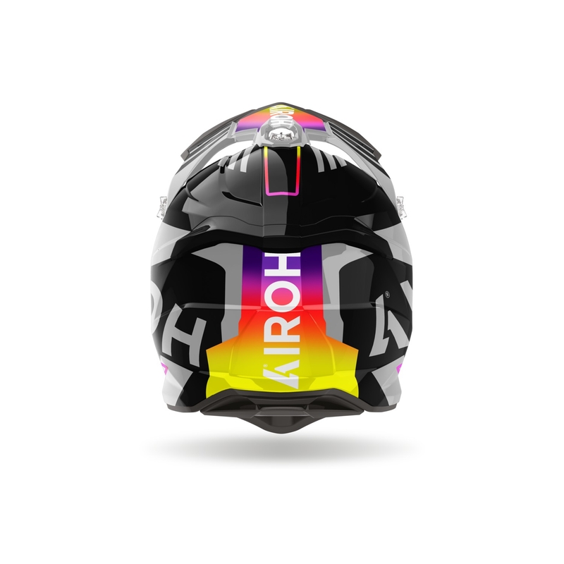Мотокрос каска Airoh Strycker Brave 2024 glossy grey разпродажба