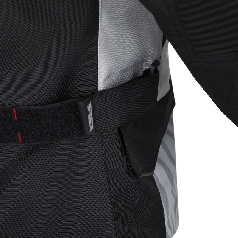 Яке за мотоциклет RSA Dakar 2, черно-сиво-червено