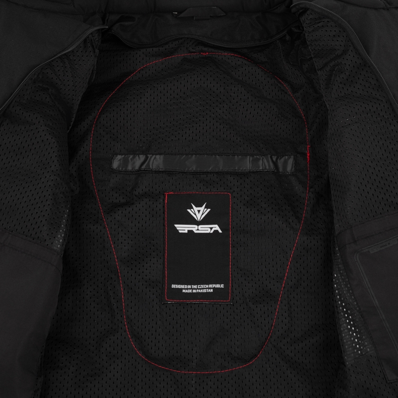 Яке за мотоциклет RSA Dakar 2, черно-сиво-червено