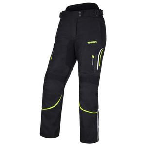 Дамски панталони за мотоциклетизъм RSA Wasp Black-White-Fluo Yellow