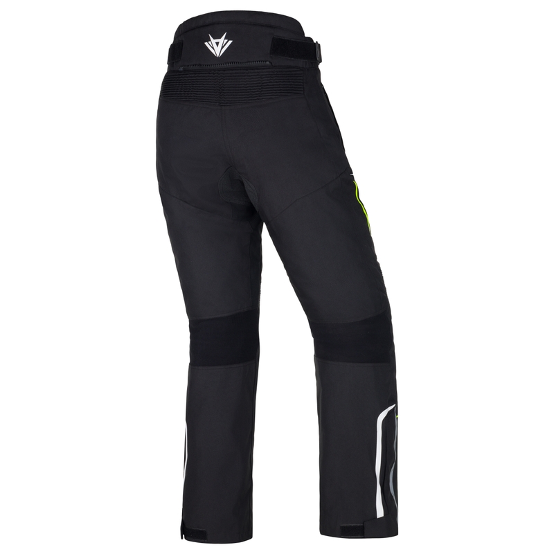Дамски панталони за мотоциклетизъм RSA Wasp Black-White-Fluo Yellow