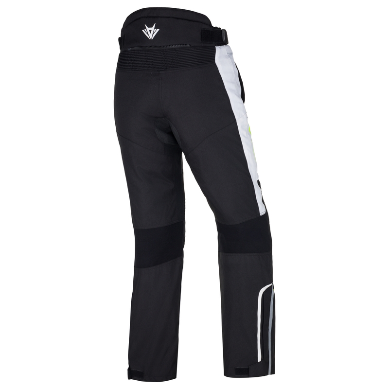 Дамски панталони за мотоциклетизъм RSA Wasp Black-Fluo Yellow-White