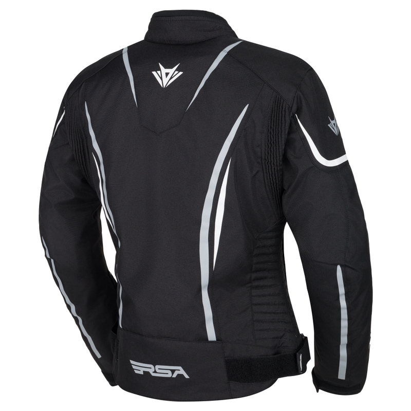Дамско мотоциклетно яке RSA Wasp Black-Grey-White