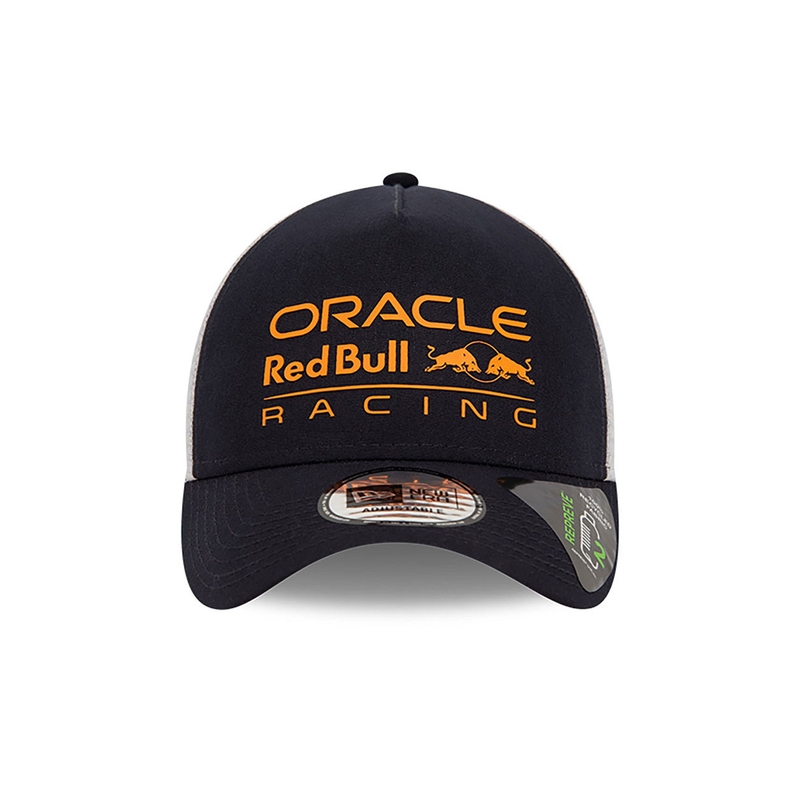Шапка Red Bull Racing F1 с голямо лого E Frame в тъмно синьо