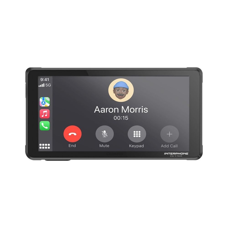 Interphone RIDESYNC Apple CarPlay и Android Auto дисплей за мотоциклети