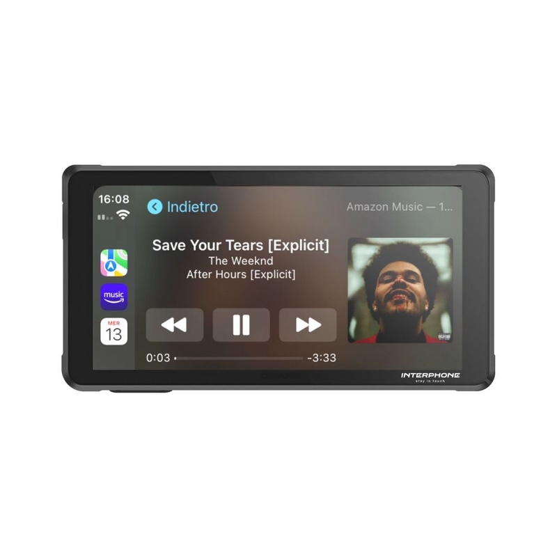 Interphone RIDESYNC Apple CarPlay и Android Auto дисплей за мотоциклети