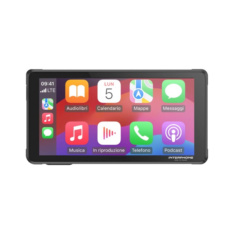 Interphone RIDESYNC Apple CarPlay и Android Auto дисплей за мотоциклети