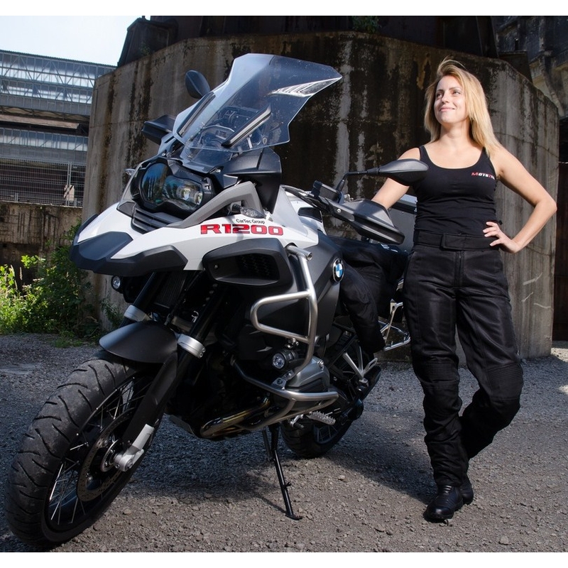 Dámské kalhoty na motorku Revit Airwave 2 černé prodloužené výprodej