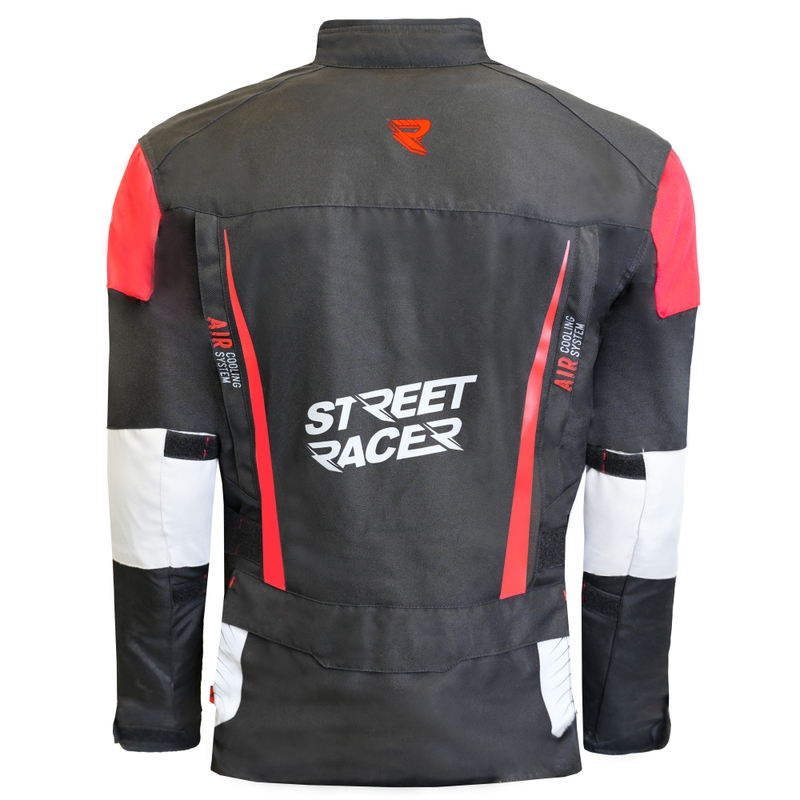 Street Racer All Season Black-Grey-Red Мотоциклетно яке